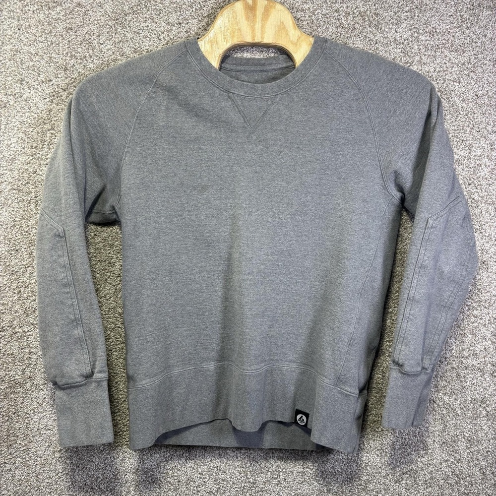 American Giant Sweatshirt Mens Medium Gray Heavyweight Fleece Crewneck Pullover‎